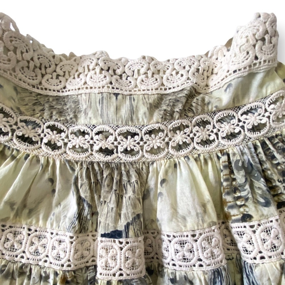 Camilla Printed Embellished Mini Skirt, Size M - Picture 12 of 16